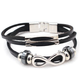 Men’s Retro Cowhide Leather Bracelet – Casual Vintage Fashion Accessory